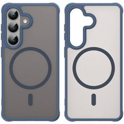 Θήκη Samsung Galaxy S26 Techsuit HaloFrost II MagSafe Σκληρή Ημιδιάφανη με MagSafe - Navy Blue (5949419341982)