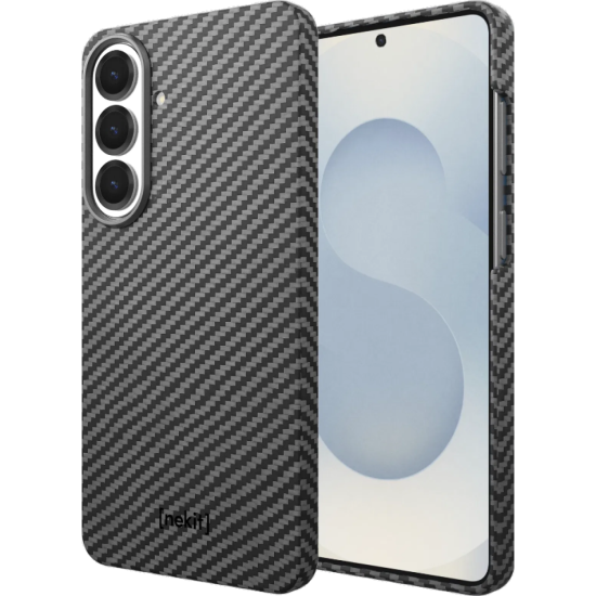 Θήκη Samsung Galaxy S26 Plus Nekit Fiber Σκληρή με MagSafe Aramid Fiber 1mm 1500D Kevlar - Black (8719246543012)