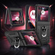 Θήκη Motorola Razr 60 / 60 Ultra Bodycell Armor Slide Ανθεκτική με Μεταλλικό Ring Holder - Black (5206015085697)