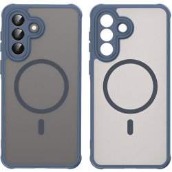 Θήκη Samsung Galaxy A57 Techsuit HaloFrost II MagSafe Σκληρή Ημιδιάφανη με MagSafe - Navy Blue (5949419352452)