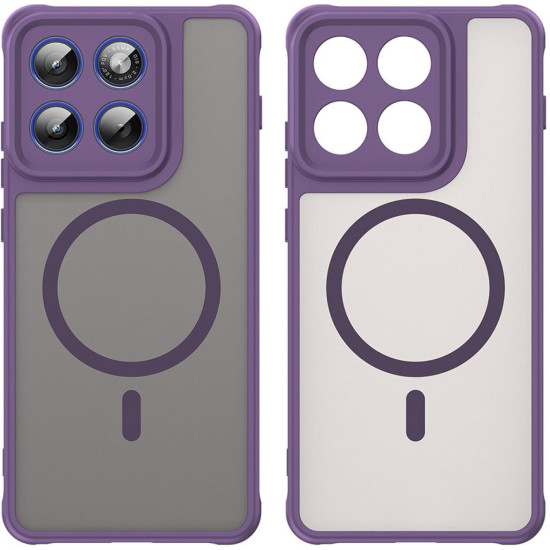 Θήκη Motorola Edge 70 Techsuit HaloFrost II MagSafe Σκληρή Ημιδιάφανη με MagSafe - Purple (5949419348431)