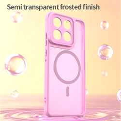 Θήκη Motorola Edge 70 Techsuit HaloFrost II MagSafe Σκληρή Ημιδιάφανη με MagSafe - Pink (5949419348486)