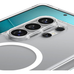 Θήκη Samsung Galaxy S26 Ultra Spigen Ultra Hybrid MagFit Ανθεκτική Σκληρή με MagSafe - Clear / White (ACS10679)