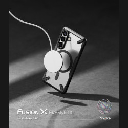 Θήκη Samsung Galaxy S26 Ringke Fusion X Magnetic Σκληρή με MagSafe - Black (8800328815636)