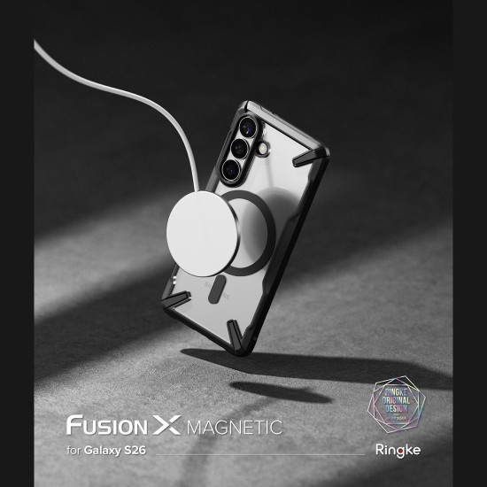 Θήκη Samsung Galaxy S26 Ringke Fusion X Magnetic Σκληρή με MagSafe - Black (8800328815636)