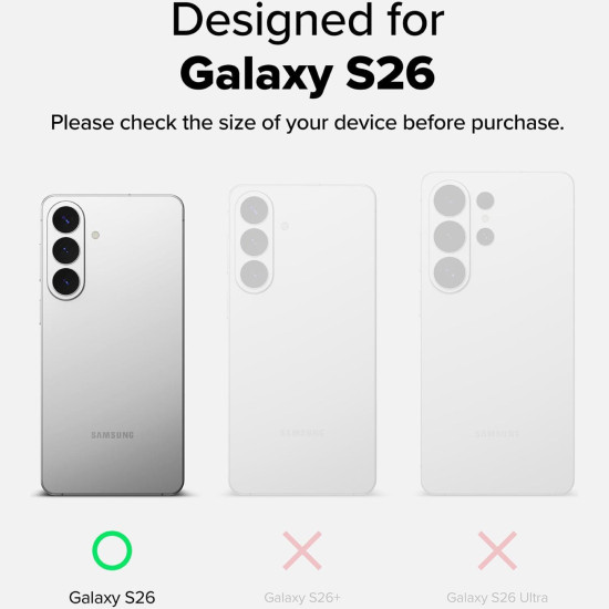 Θήκη Samsung Galaxy S26 Ringke Fusion X Ανθεκτική Σκληρή - Camo Black (8800328815605)