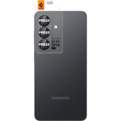 Tempered Glass Samsung Galaxy S26 Plus Spigen GLAS.tR EZ Fit OPTIK Pro HD Camera Lens Protector Αντιχαρακτικό Γυαλί Προστασίας για Φακό Κάμερας 2 Τεμάχια - Black (AGL11088)