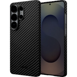 Θήκη Samsung Galaxy S26 Ultra Nekit Fiber Σκληρή με MagSafe Aramid Fiber 1mm 1500D Kevlar - Black (8719246543050)