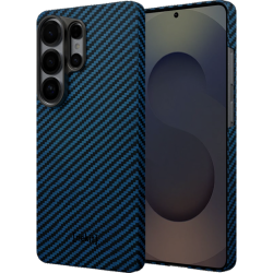 Θήκη Samsung Galaxy S26 Ultra Nekit Fiber Σκληρή με MagSafe Aramid Fiber 1mm 1500D Kevlar - Blue (8719246543067)