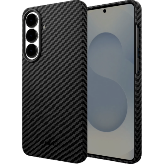 Θήκη Samsung Galaxy S26 Nekit Fiber Σκληρή με MagSafe Aramid Fiber 1mm 1500D Kevlar - Black (8719246543036)