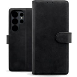 Θήκη Samsung Galaxy S26 Ultra Rosso Deluxe Δερμάτινο Πορτοφόλι - Black (8719246540639)