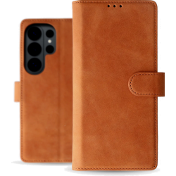 Θήκη Samsung Galaxy S26 Ultra Rosso Deluxe Δερμάτινο Πορτοφόλι - Brown (8719246540646)