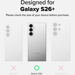 Θήκη Samsung Galaxy S26 Plus Ringke Fusion Ανθεκτική Σκληρή με TPU Bumper - Matte Clear (8800328814998)