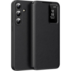 Θήκη Samsung Galaxy S26 Techsuit SmartView Series Flip με Ενεργό Πορτάκι - Black (5949419357006)