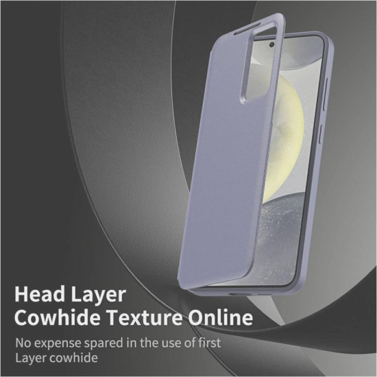 Θήκη Samsung Galaxy S26 Ultra Techsuit SmartView Series Flip με Ενεργό Πορτάκι - Purple (5949419350519)