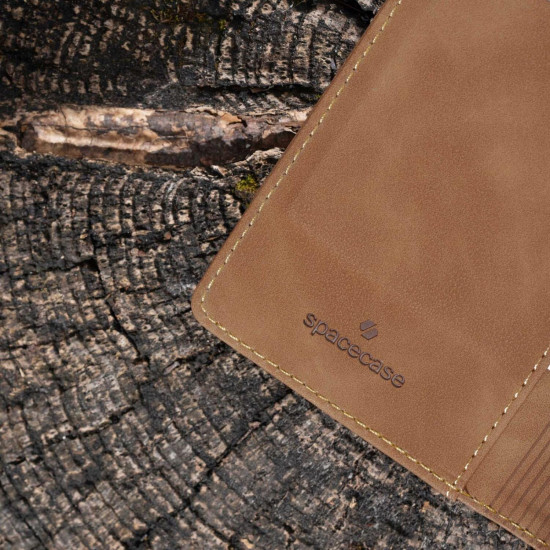 Θήκη Samsung Galaxy S26 Spacecase Wallet Πορτοφόλι - Light Brown (5905719139889)