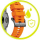 Λουράκι Garmin Watch 22mm Mobile Origin Easy Strap ES2 Quick Fit Σιλικόνης - Orange (MO-ESS-22-ORG)