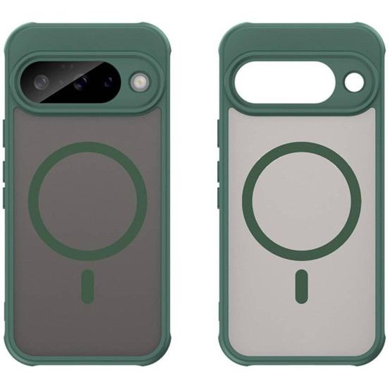 Θήκη Google Pixel 10 Techsuit HaloFrost II MagSafe Σκληρή Ημιδιάφανη με MagSafe - Green (5949419295803)