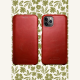 Θήκη iPhone 11 iCarer Vintage Series Curved Edge Flip Δερμάτινη - Red (RIX1102-RD)