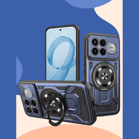 Θήκη Xiaomi Poco F8 Ultra Techsuit RuggedCam Ανθεκτική με KickStand & MagSafe - Blue (5949419355460)