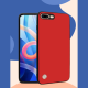 Θήκη iPhone 8 Plus / 7 Plus Bodycell Vegan Cover Σκληρή - Red (5206015076084)