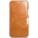 Θήκη iPhone 12 Pro Max iCarer Vintage Series Side-Open Δερμάτινη - Khaki (RIX1211-GG)