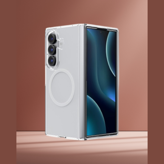 Θήκη Samsung Galaxy Z Fold7 Uniq LifePro Xtreme MagClick Ανθεκτική Σκληρή με MagSafe - Clear (UNIQ-GZFOLD7HYB-LPRXMCLR)