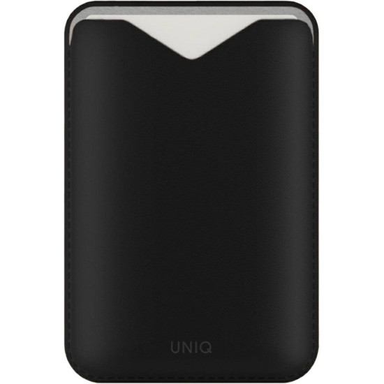 Universal Θήκη Uniq Lyden Evo MagSafe Πορτοφόλι για Κάρτες με Αναδιπλούμενη Βάση από Δέρμα Vegan - Dallas Black (UNIQ-LYDENEVO-DBLACK)