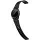 Λουράκι Garmin Watch 22mm Uniq Fluo από Αδιάβροχη Σιλικόνη & Ανοξείδωτο Ατσάλι - Midnight Black (UNIQ-22MM-FLUOMBLK)