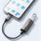 Αντάπτορας Mcdodo 2 in 1 OTG Adapter Lightning (Male) σε USB-A 3.0 (Female) & Lightning (Female) - Dark Grey (CA-2690)
