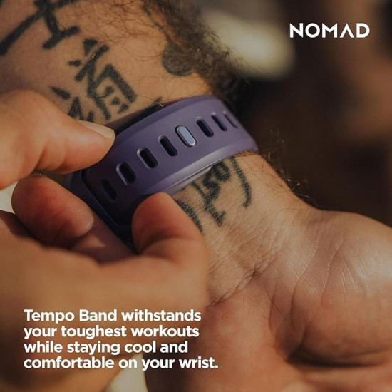 Λουράκι Apple Watch Ultra/SE/11/10/9/8/7/6/5/4 (49/46/45/44mm) Nomad Tempo Band Αδιάβροχο FKM & Αλουμίνιο - Dusk (NM011413858)