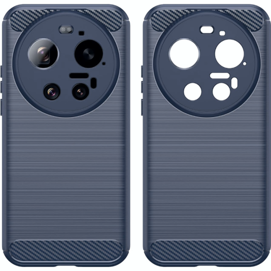 Θήκη Xiaomi 17 Ultra Techsuit Carbon Silicone Σιλικόνης - Blue (5949419361799)