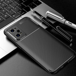 Tech-Protect Θήκη Σιλικόνης Carbon Realme GT Neo 2 - Black (9589046919091)