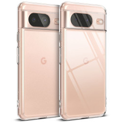 Ringke Fusion Σκληρή Θήκη με TPU Bumper - Google Pixel 8 - Clear (8809961781292)