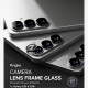 Tempered Glass Samsung Galaxy S26 / S26 Plus Ringke Camera Lens Frame Glass Αντιχαρακτικό Γυαλί Προστασίας για Φακό Κάμερας 2 Τεμάχια - Black (8800328815407)