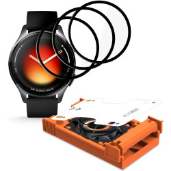 Hybrid Glass Xiaomi Watch 5 Tech-Protect Easy Set Flex+ Αντιχαρακτικό Υβριδικό Γυαλί Προστασίας Οθόνης 3 Τεμάχια - Black (5906302339785)