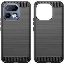 Θήκη Realme 16 Pro Techsuit Carbon Silicone Σιλικόνης - Black (5949419360754)