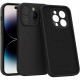 Θήκη iPhone 14 Pro Spacecase Silicone Mag Case Σιλικόνης με MagSafe - Black (5905719138745)