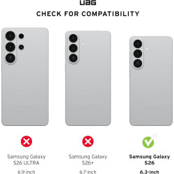 Θήκη Samsung Galaxy S26 UAG Pathfinder Clear Ανθεκτική με MagSafe - Ash / Black (214528113140)