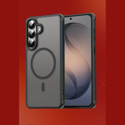 Θήκη Samsung Galaxy A37 Bodycell MagSafe Backcover Σκληρή Ημιδιάφανη με MagSafe - Matte Black (5206015083822)
