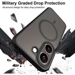 Θήκη Xiaomi Poco X8 Pro Techsuit HaloFrost II MagSafe Σκληρή Ημιδιάφανη με MagSafe - Black (5949419362857)