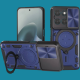 Θήκη Motorola Moto G77 / G67 Techsuit CamGuard Pro με Κάλυμμα για την Κάμερα & Μεταλλικό KickStand - Blue (5949419361256)