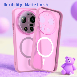 Θήκη Xiaomi 17 Ultra Techsuit HaloFrost II MagSafe Σκληρή Ημιδιάφανη με MagSafe - Pink (5949419362345)