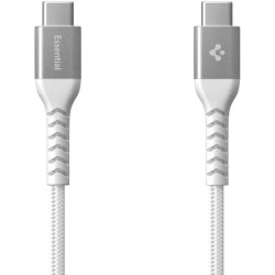 Καλώδιο Type-C Spigen Essential EB10010CCA Φόρτισης & Μεταφοράς Δεδομένων σε Type-C 100cm 100W - White (ACA11102)