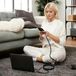 Καλώδιο Type-C Tech-Protect UB11T σε Type-C για Γρήγορη Φόρτιση & Μεταφορά Δεδομένων 200cm 240W - Black (5906302353132)