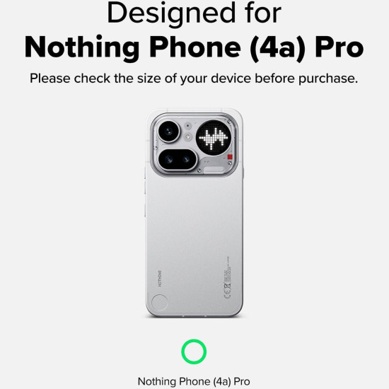Θήκη Nothing Phone 4a Pro Ringke Fusion X Ανθεκτική Σκληρή με TPU Bumper - Black (8800328818842)