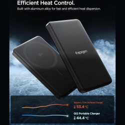 PowerBank Spigen EA2205MQ Essential με Ασύρματη Φόρτιση Qi2 MagSafe 15W & 1 x Θύρα Type-C 22.5W 5.000mAh - Black (ABA11104)