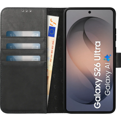 Θήκη Samsung Galaxy S26 Ultra Rosso Elite Δερμάτινο Πορτοφόλι με MagSafe - Black (8719246540653)