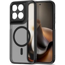 Θήκη Motorola Moto G77 / G67 Tech-Protect MagMat Σκληρή Ημιδιάφανη με MagSafe - Matte Black (5906302323272)