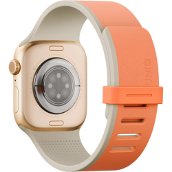 Λουράκι Apple Watch Ultra/SE/11/10/9/8/7/6/5/4 (49/46/45/44mm) Uniq Revix IV Αναστρέψιμο Μαγνητικό από Premium Σιλικόνη - Coral Quartz / Beige (UNIQ-49MM-REV4CRLQBEG)